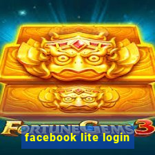 facebook lite login